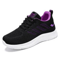 Zapatillas casuales para mujer 2025 con suela suave y transpirable, zapatos tejidos para madres, zapatillas para correr. - details 2