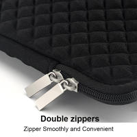 Bolsa negra para ordenador portátil de 11, 12, 14, 15 y 15,6 pulgadas, funda impermeable para Macbook Air Pro 13, funda a prueba de golpes para ordenador portátil - details 3