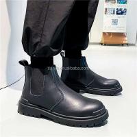 Nuevo Chaussure Femme 2025 antideslizante marca Color mezcla negro hombres blanco cuero verde Oxford botas cortas - details 4