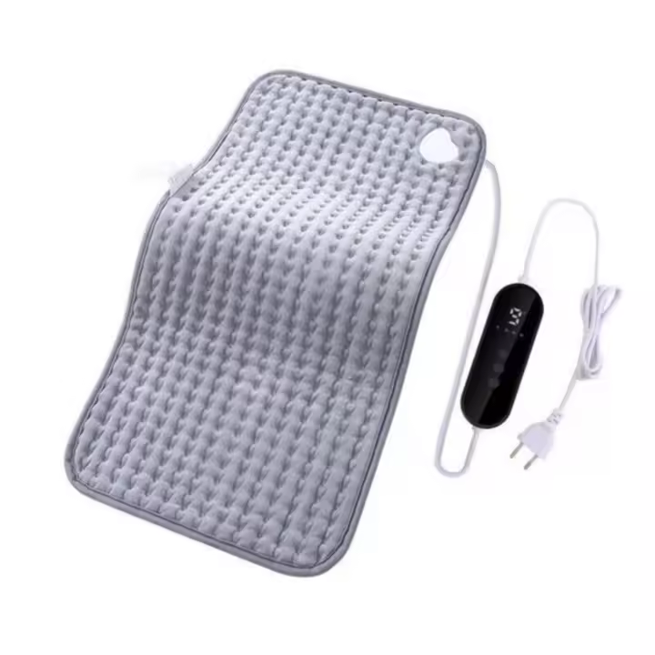 Almohadilla térmica eléctrica para aliviar el dolor de espalda y los espasmos, apagado automático horizontal de 30*60 cm - 1