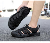 Sandalias Casuales de Cuero de Vaca de Gran Tamaño Zapatos de Playa para Hombres y Mujeres - details 29