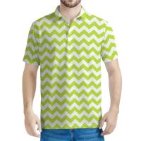 Camiseta con cuello de limón con estampado 3D de Lime Bar para hombre y mujer, botón suelto, manga corta, polo informal, top de verano - details 6