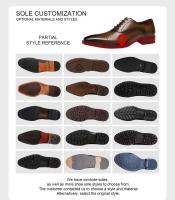 Zapatos formales de cuero para boda, clásicos, a la moda, para hombre, vestido de fiesta de oficina, zapatos para hombre - details 2