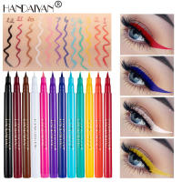 Producto caliente Handaiyan12 Color mate de secado rápido no es fácil de difuminar Color delineador de ojos conjunto de maquillaje de rendimiento - details 14