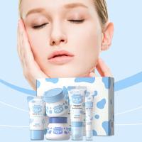 Conjuntos de Cuidado de la Piel de Leche LAIKOU 5pcs Crema de Ojos, Limpiador Facial, Protector Solar, Hidratante Facial - details 2