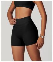 Pantalones Cortos de Yoga de Cintura Alta Nylon Transpirable y Secado Rápido - details 27