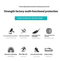 Novedad de verano, zapatos de seguridad con aislamiento transpirable, antigolpes, antiperforación, zapatos de trabajo resistentes al desgaste - details 6