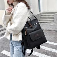 Mochila multifuncional de piel sintética para viaje, bolso de hombro bidireccional, Retro, para la escuela y el trabajo - details 4