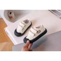 Zapatos de lona para niños primavera 2025 Estilo casual sonriente en colores caramelo para chicos y chicas Zapatos interiores para jardín de infantes - details 4