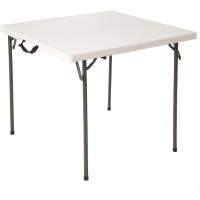Mesa Plegable Portátil Tamaño Cuadrado 86x86x73,5cm Resistente y Ligera Capacidad 4 Personas - details 0