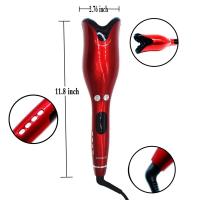 Rizador de pelo eléctrico en espiral en forma de rosa, herramientas de estilismo para rizador de pelo de cerámica con rotación automática Lcd multifunción profesional 360 - details 7
