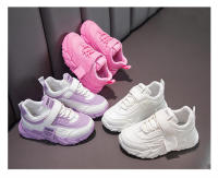 Zapatillas de deporte para niños, zapatos deportivos para niñas, zapatos de cuero PU a la moda para niños, zapatillas de tenis informales rosas bonitas y ligeras para correr para niña - details 2