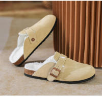 Zapatillas de casa de invierno Zuecos de mujer de felpa con plantilla ortopédica - details 13