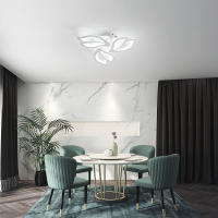 Lámpara de Techo LED Goeco 40W Iluminación Blanca Fría Moderna 3 Cabezas de Pétalos - details 7