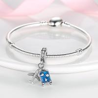 LAZA-Colgante de luciérnaga que brilla en la oscuridad, de Plata de Ley 925, compatible con Pulsera Original, collar, joyería - details 11