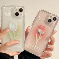 Funda para iPhone 16/15/14/13, Tulipán, Suave, Antirrayas, Antigolpes - details 1