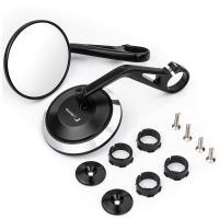 Kit de espejos retrovisores laterales para manillar de aleación de aluminio CNC para motocicleta, Kit de espejo final para Triumph Street Triple S 765 765RS 765R Bobber T120 Daytona 660 675 T120 T100, etc. - details 11