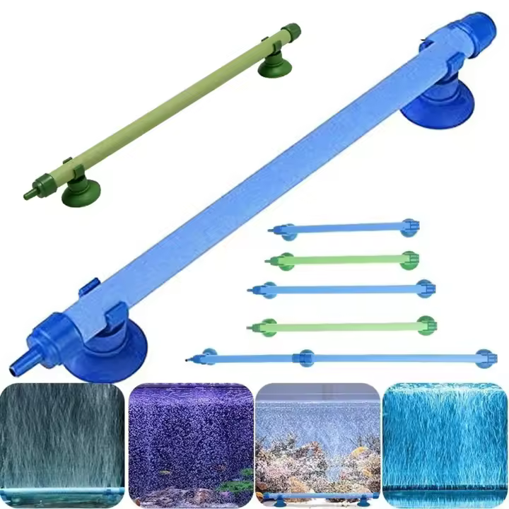 Tubo de aireación hidropónica, tubo de burbuja de pared, bomba de oxígeno, aireador de tanque de peces, accesorios para acuario, bomba de aire de piedra - 1