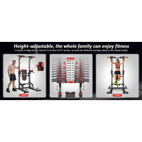 Estación de inmersión en torre, barra de tracción para entrenamiento de gimnasio en casa, ejercicio de entrenamiento de fuerza Fiess de altura ajustable multifunción - details 3
