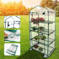 Cubierta de Mini Jardín de Plástico PVC Anti-UV y a Prueba de Viento Reemplazo de Cubierta de Invernadero de 4 Capas Artículos Normales para Exteriores y Jardín - details 1