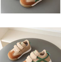 Zapatos de Mesa Versátiles a Rayas para Niños Pequeños Zapatos Antideslizantes de Suela Suave de Moda para Primavera y Otoño - details 8