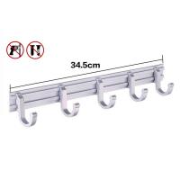 Gancho para colgar en la pared, Perchero de aluminio para colgar en la puerta, en la parte trasera del baño y la cocina - details 4