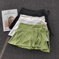 Falda Deportiva de Nylon para Mujer Pantalones Cortos de Yoga y Gimnasio con Bolsillos secado Rápido Ropa Deportiva para Entrenamiento - details 0