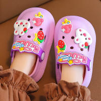 Sandalias para niñas, bebés de conejo antideslizantes con suelas suaves para uso interior de verano, zapatillas frescas de suela blanda para niños - details 14