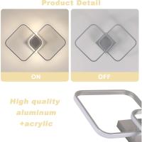 50W Plafon LED Techo Regulable, Lampara Techo con Mando a Distancia 3000K-6500K 59cm, Moderno Lamparas de Techo Salon Cuadrado para Dormitorio Salon Baño Cocina Comedor Pasillo - details 18