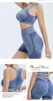 Sujetador deportivo para mujer, Top Push Up, Fitness, Yoga, ropa interior, Tops deportivos para mujer, chaleco transpirable para correr, ropa de gimnasio - details 21