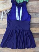 Traje de baño de una pieza de talla grande para mujer, traje de baño grande con falda, monokini vintage, 2023 - details 16