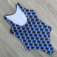 Traje de Baño de Una Pieza Impreso 2024 Talla Grande Push Up Estilo Vintage de Flor - details 31