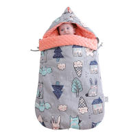 Saco de dormir cálido engrosado para recién nacido, cuatro estaciones, abrazo Universal para bebé, artefacto antipatadas, productos para bebés - details 1