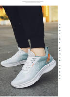 Zapatillas deportivas transpirables para hombre, calzado deportivo ligero para exteriores, zapatos de entrenamiento con absorción de golpes, a la moda - details 18