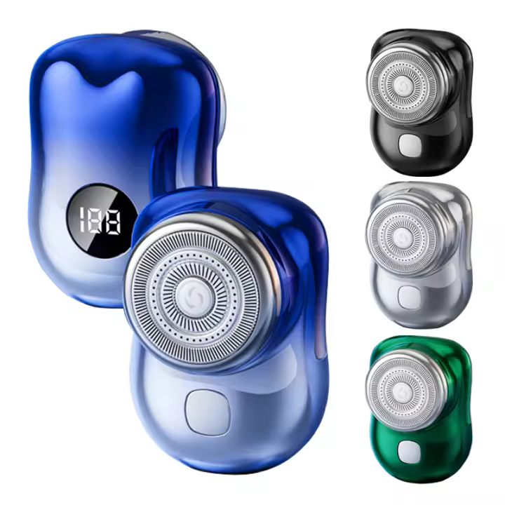 Mini Electric Travel Shaver For Men Pocket Size Washable Rechargeable Portable Painless Cordless Trimmer Knive Face Beard Razor - 1