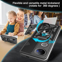 Funda de teléfono para Vivo V50, V50 Lite, V50E con cubierta deslizante para lente de cámara - details 1