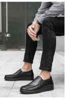 Zapatos de Cuero Genuino para Hombre Mocasines Suaves y Cómodos Calzado Plano Casual - details 4