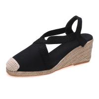 Sandalias de tacón de cuña informales de verano para mujer - details 2