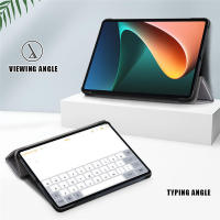 Funda de cuero en pulgadas, tapa dura con triple soporte, para Xiaomi Mi Pad 5 Pro, tableta - details 13
