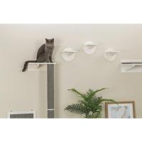Trixie Set de Pared 1, Poste con Soportes de Pared, Gris - details 1
