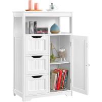 Auxiliar Cocina Multiusos Puertas Dobles Salón Entrada Blanco 555x295x865 cm - details 0