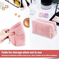 Scttomon Bolsa de Cosméticos de Viaje Neceser de Algodón Multifuncional de Gran Capacidad para Maquillaje - details 1