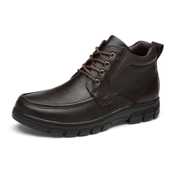 2025 Nuevo Producto Creativo Estilo para caminar al aire libre Botas De invierno para hombre Botas Altas De cuero Zapatos - 1