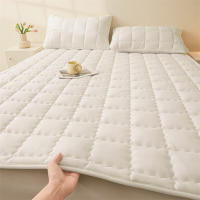 Bonenjoy, 1 pieza, colchón acolchado, colcha suave, adornos de cama finos, funda para alfombrilla de cama de Color sólido, suelo de colchón para el hogar (sin funda de almohada) - details 2