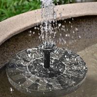Fuente de 1w para jardín, Baño de aves, bomba alimentada por energía Solar, cascadas independientes con 8 boquillas para patio trasero - details 12