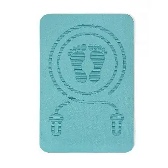 Alfombra de cuerda antideslizante para salto de 40x60cm para absorción de impactos y yoga - 1