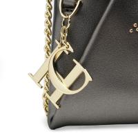 Bolso Cruzado CILMI HARVILL CHHC Diseño Cuadrado Pequeño Bloqueo de Cadena Para Mujeres - details 12