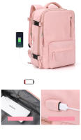 Mochila de viaje para mujer y niña, morral escolar de negocios de 15,6 pulgadas para ordenador portátil con bolsa de zapatos ind - details 12