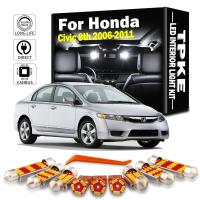 TPKE Kit de Luz de Parabrisas LED para Honda Civic 8 MK8 Lámparas de Interior de Domo de Mapa LED 11Pcs - details 0
