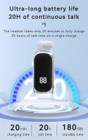 Auriculares inalámbricos Lavalier con Bluetooth 5,4, audífonos K88 de negocios con pantalla Digital LED, tiempo de conversación y música de 20 horas, cancelación de ruido - details 4
